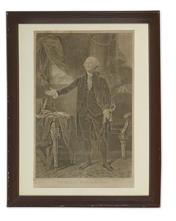 (WASHINGTON, GEORGE--PRINTS.) Pair of Washington portraits.